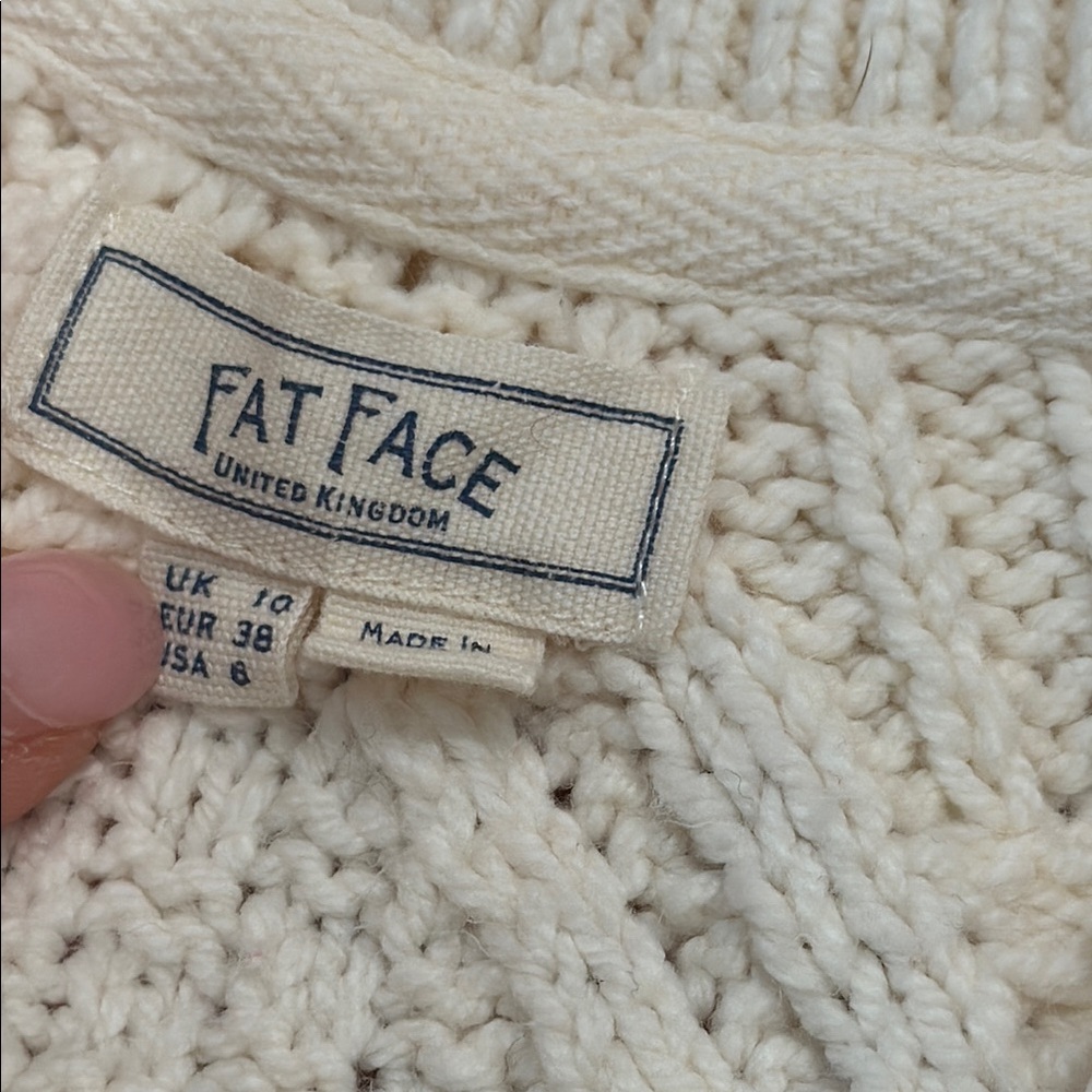 Fat face Raya Sweater - women’s size 6 - Picture 3 of 6